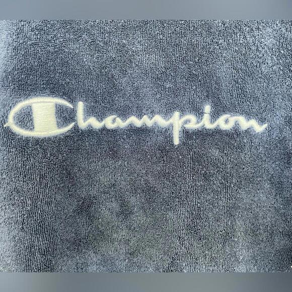 Vintage Retro Champion Life Mens Terry Short Sleeve Top Navy XL - Picture 4 of 7